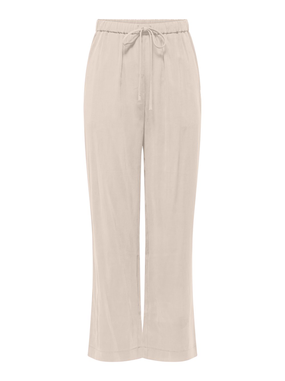 Onlmadeli Regular Fit Yüksek Bel Bağlamalı Kadın Pantolon 15371523 TAŞ