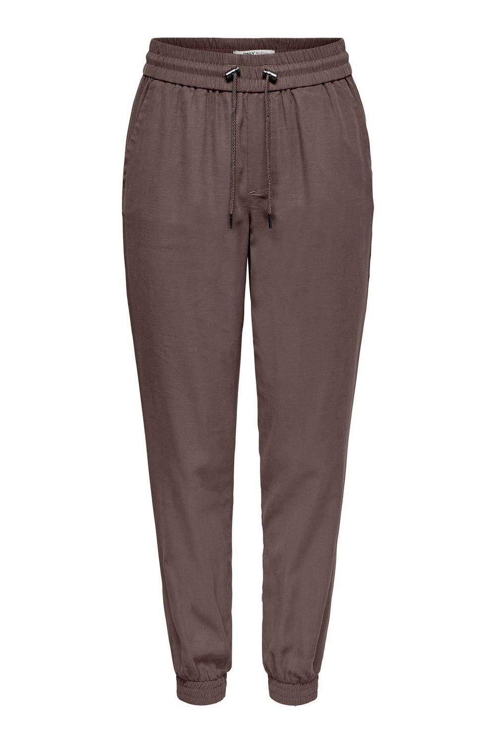 Only Onlkelda Regular Fit Normal Bel Lastikli Paça Cepli Jogger Kadın Pantolon 15203946 KAHVE