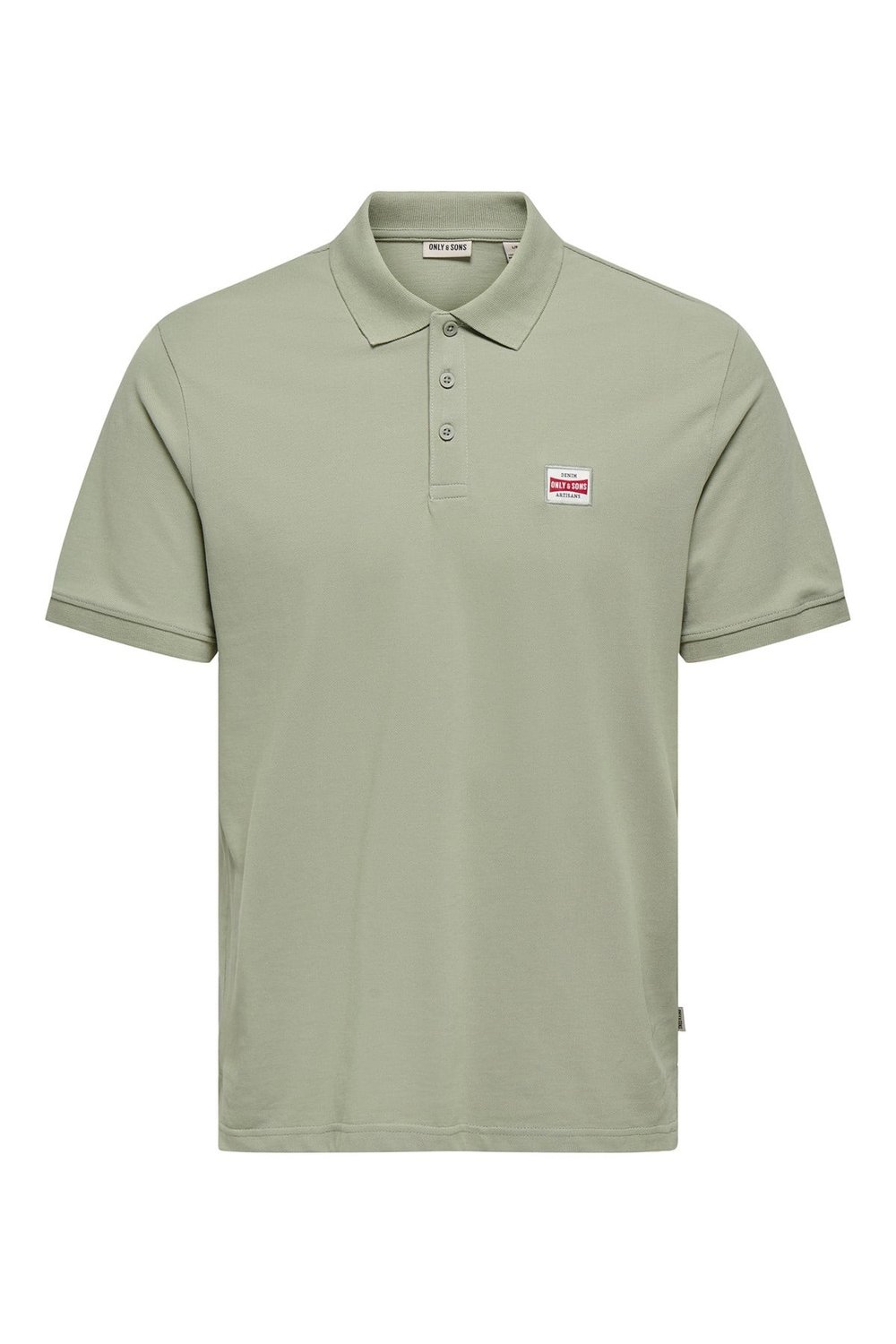 Onsdawson Pamuklu Regular Fit Düğmeli Erkek Polo Yaka T Shirt 22036883 AÇIK YEŞİL