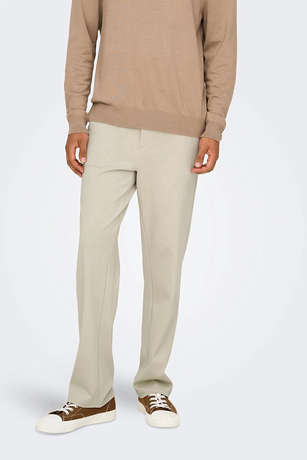 Onsmark Regular Fit Normal Bel Erkek Pantolon 22033199 BEJ