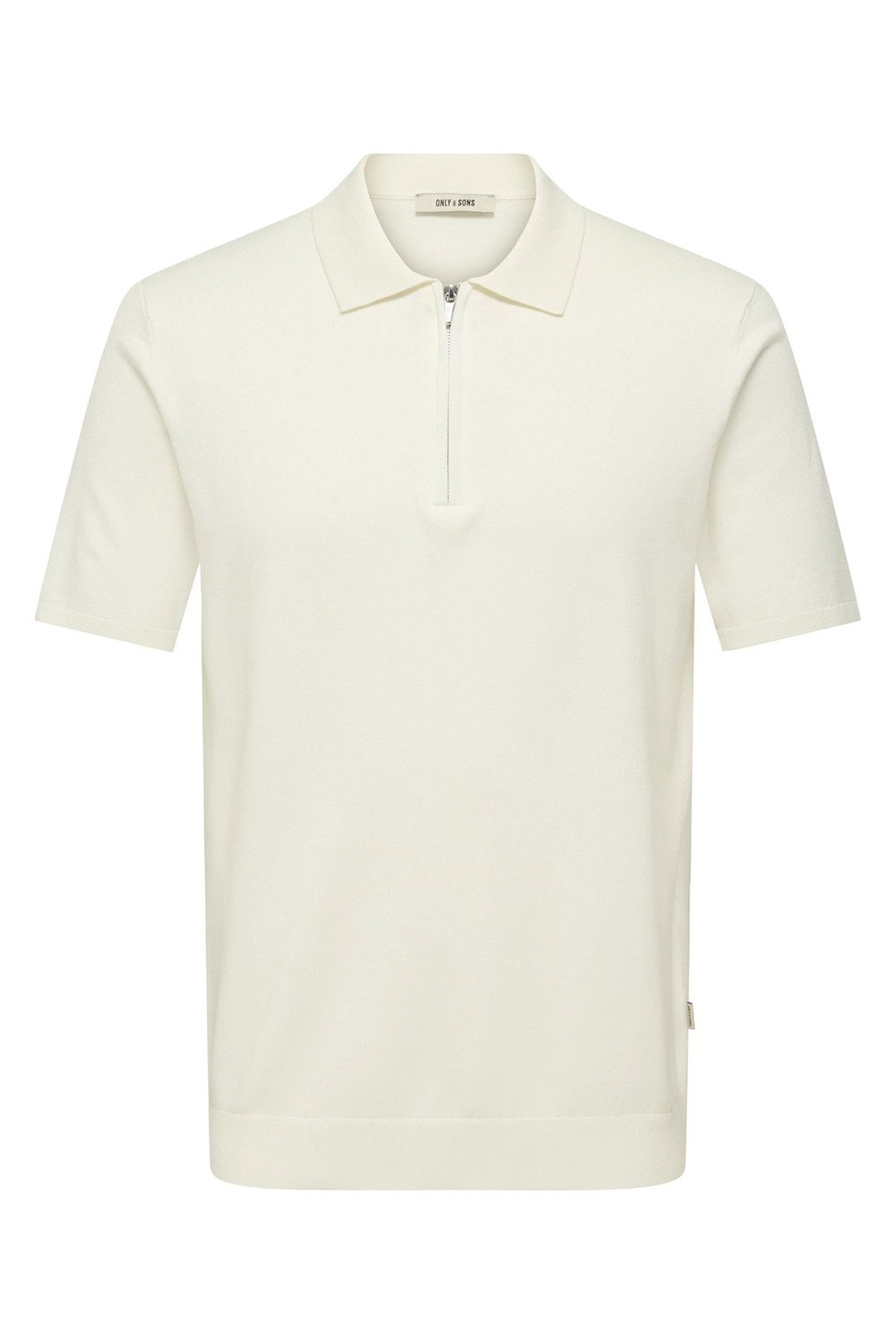 Onswyler Regular Fit Yarım Fermuarlı Erkek Polo Yaka T Shirt 22028606 EKRU