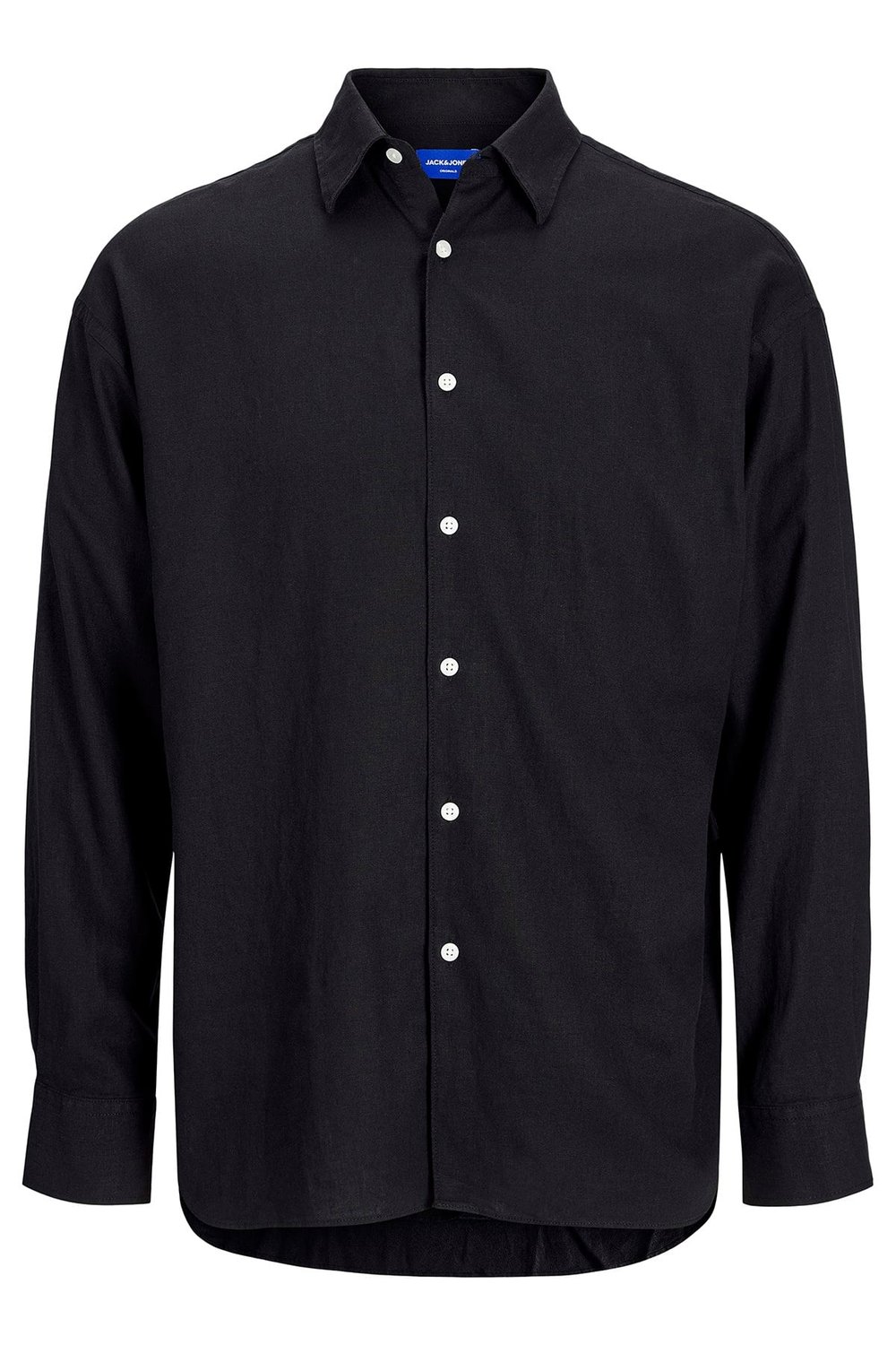 Originals Jorparos Pamuklu Oversize Uzun Kollu Erkek Gömlek 12271106 SİYAH