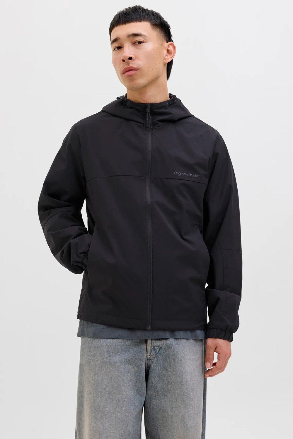 Originals Jorvesterbro Regular Fit Kapüşonlu Suya Dayanıklı Erkek Ceket 12272898 SİYAH