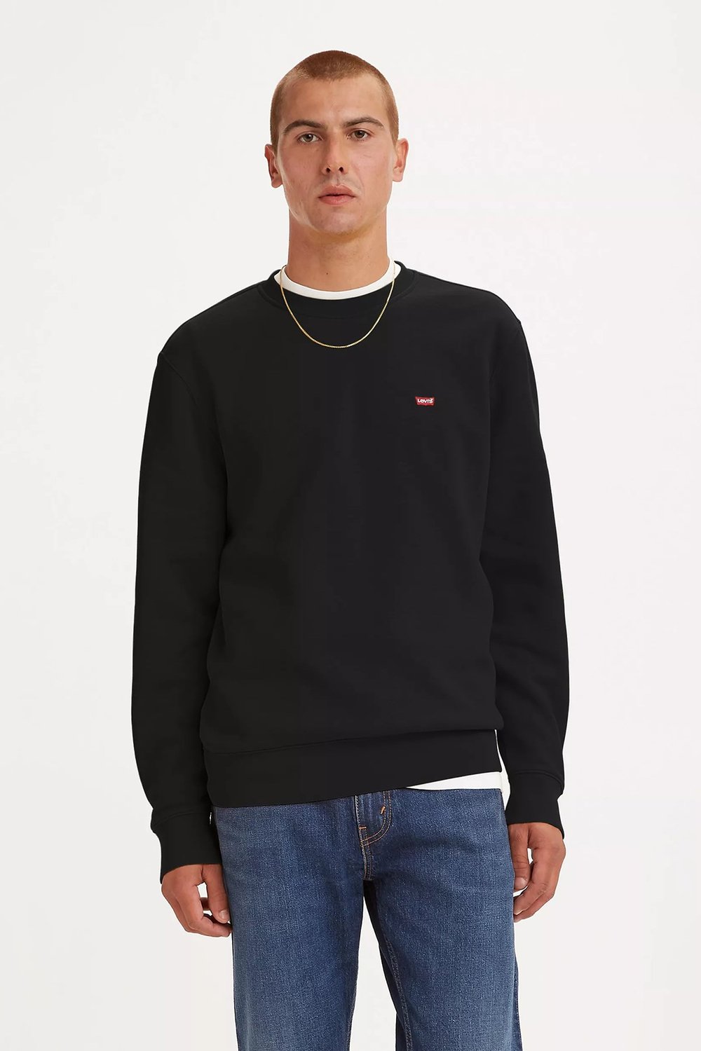 Pamuklu Regular Fit Bisiklet Yaka Erkek Sweat 134257-0008 SİYAH