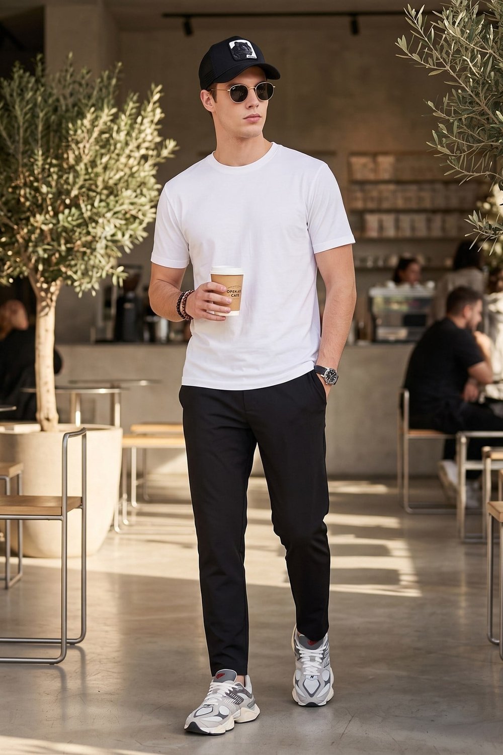 Pamuklu Regular Fit Normal Bel Erkek Pantolon CF26S615307 SİYAH