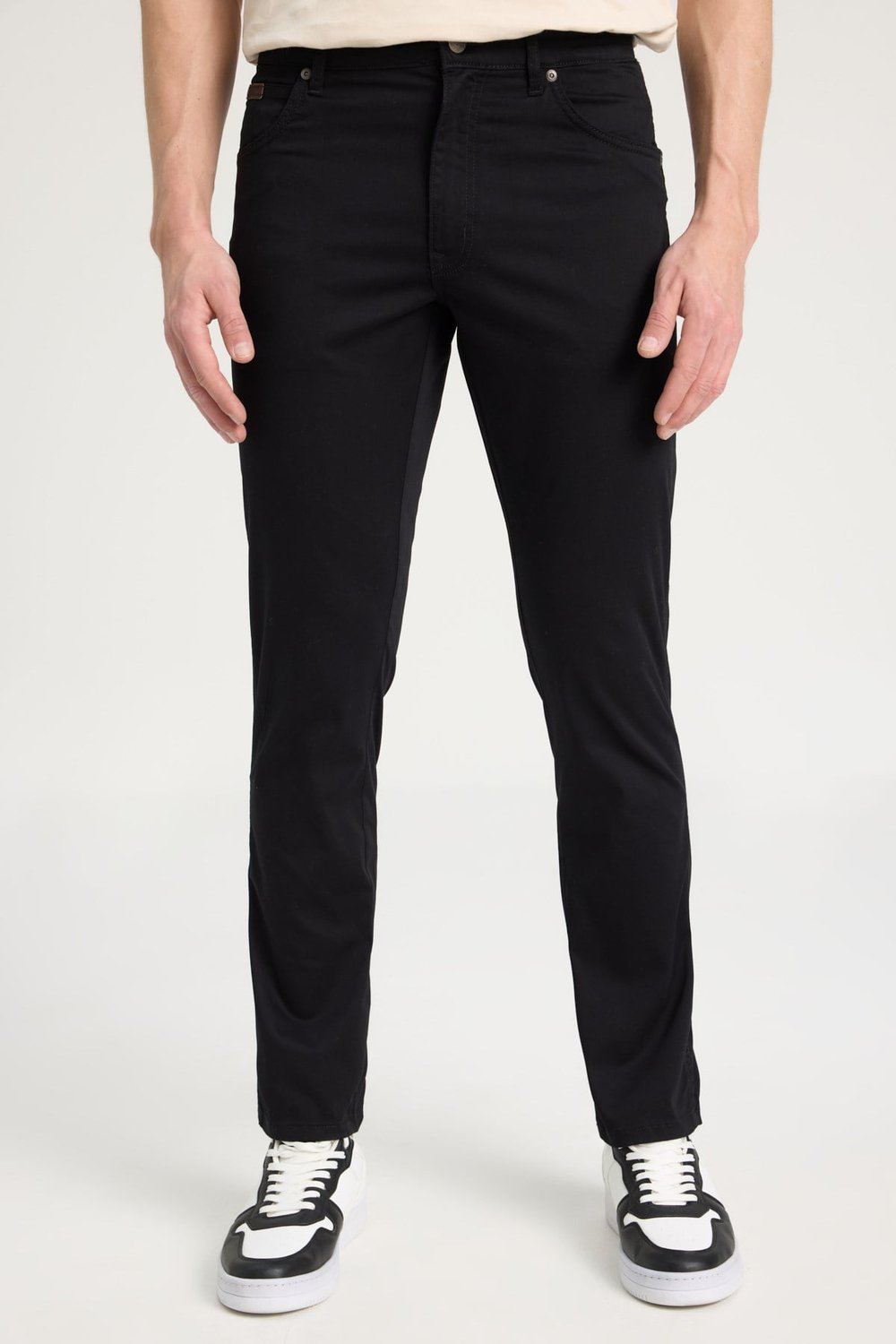 Pamuklu Slim Fit Normal Bel Erkek Pantolon W12SEA 001 SİYAH