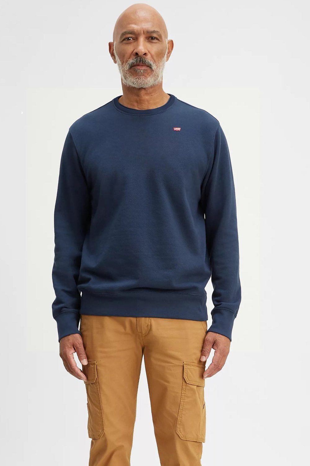 Pamuklu Standart Fit Bisiklet Yaka Erkek Sweat 34257-0001 LACİVERT