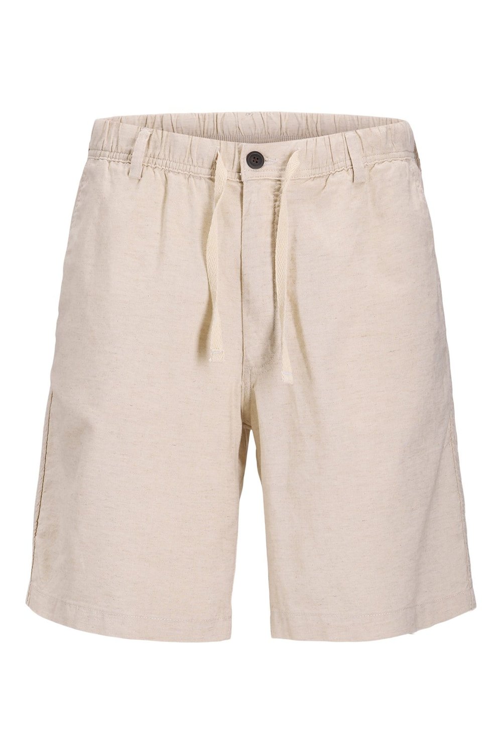 Pants Stüdio Jpstjaıden Pamuk ve Keten Karışımlı Jogger Erkek Short 12292332 TAŞ