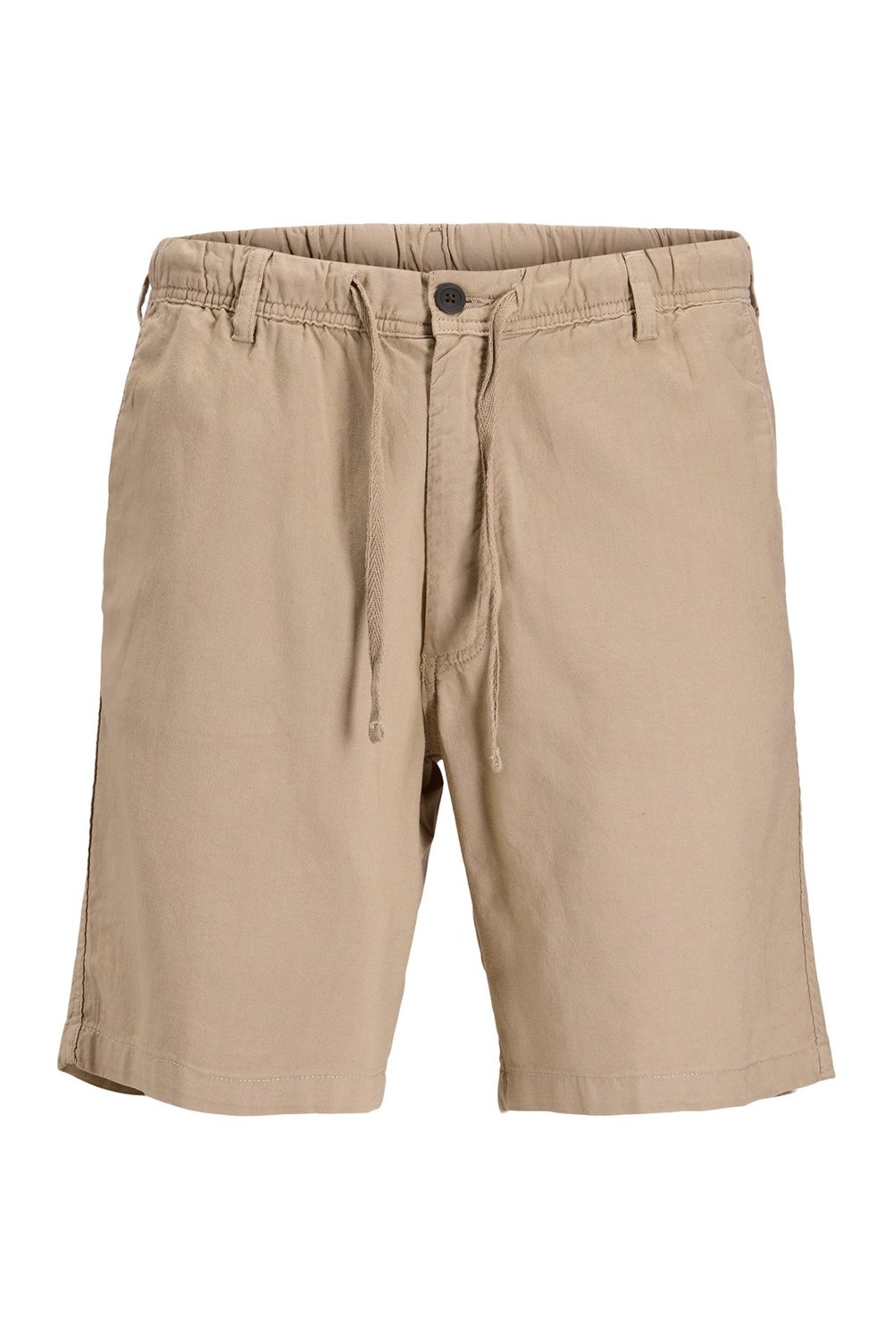 Pants Stüdio Jpstjaıden Pamuk ve Keten Karışımlı Jogger Erkek Short 12292332 BEJ