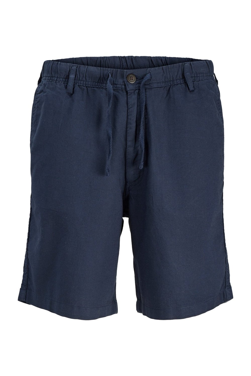 Pants Stüdio Jpstjaıden Pamuk ve Keten Karışımlı Jogger Erkek Short 12292332 KOYU LACIVERT