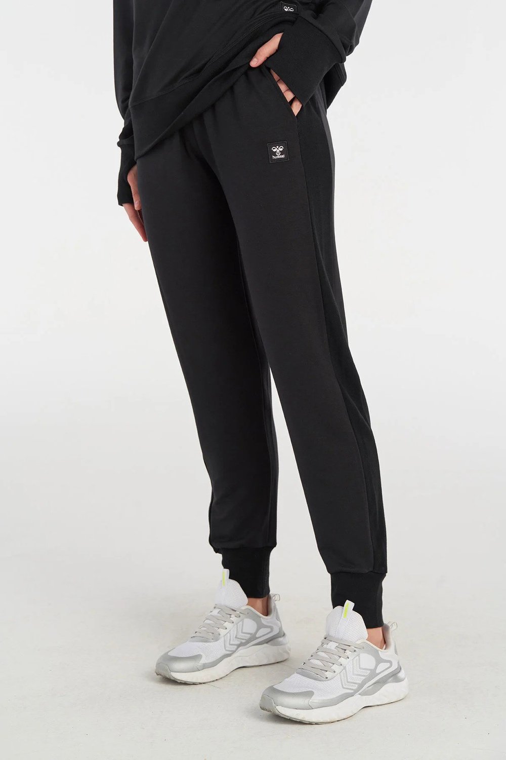 Regular Fit Logolu Normal Bel Kadın Eşofman Altı 932024-2001 SİYAH