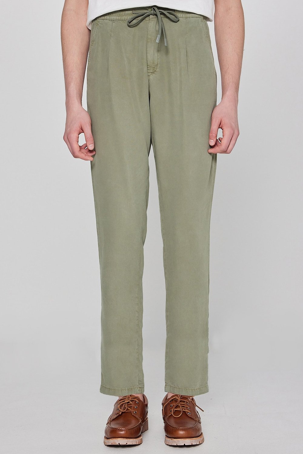 Regular Fit Normal Bel Düz Paça Erkek Pantolon W2610167 X45 Olive