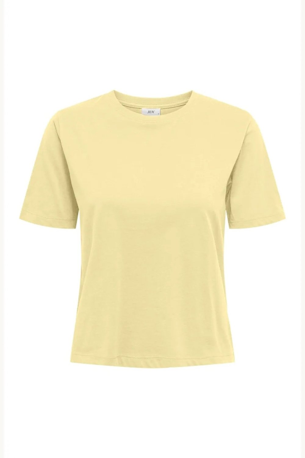 rex % 100 Pamuk Regular Fit Yuvarlak Yaka Kadın T Shirt 15344612 SARI