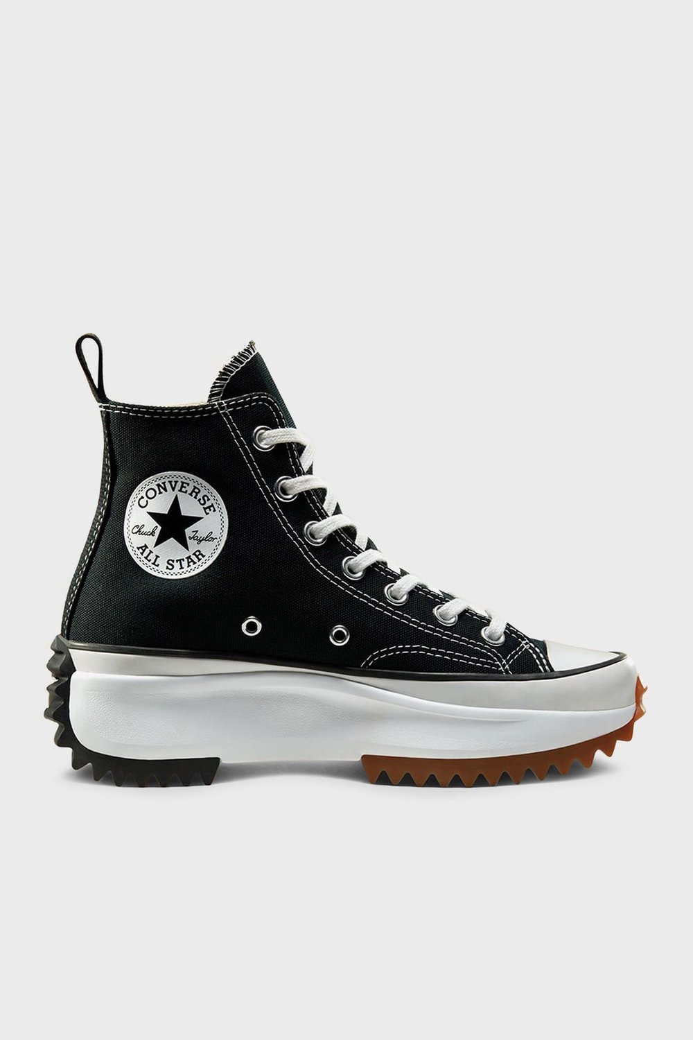 Run Star Hike Bilekli Sneaker Kadın Ayakkabı 166800C 001 SİYAH-BEYAZ