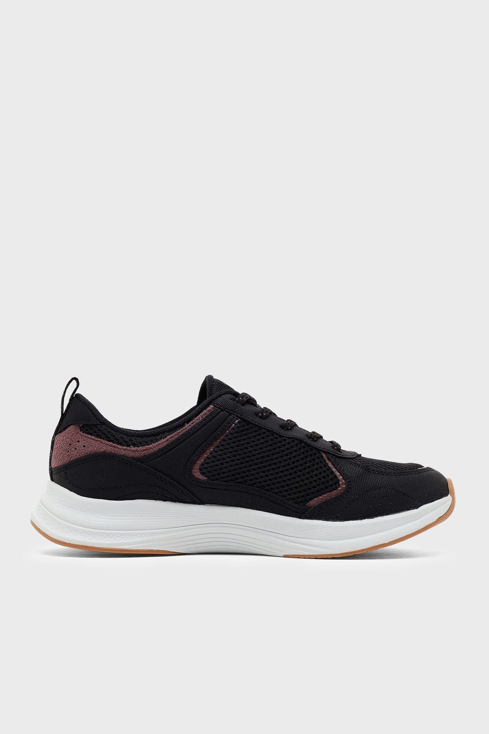Skechers Arch Fit Vista 2.0 Logolu Sneaker Kadın Ayakkabı 104768 BKW SİYAH-BEYAZ