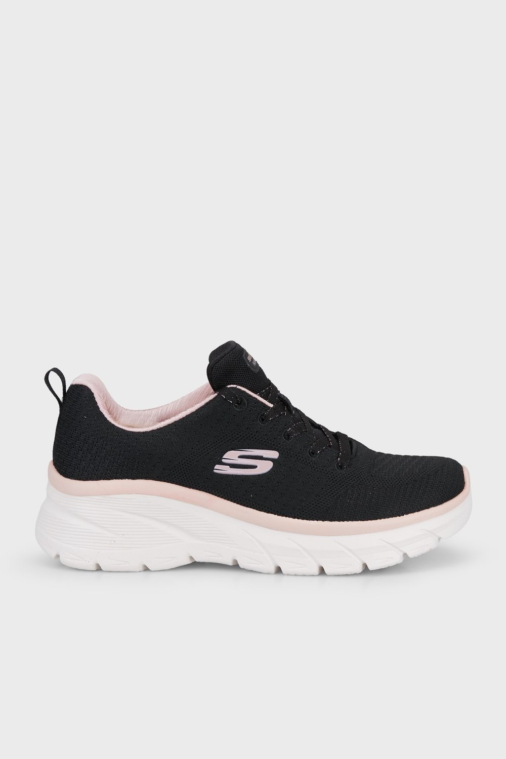 Skechers Fashion Fıt 2.0 Logolu Sneaker Kadın Ayakkabı 150384TK BKRG Siyah-Pembe Altın