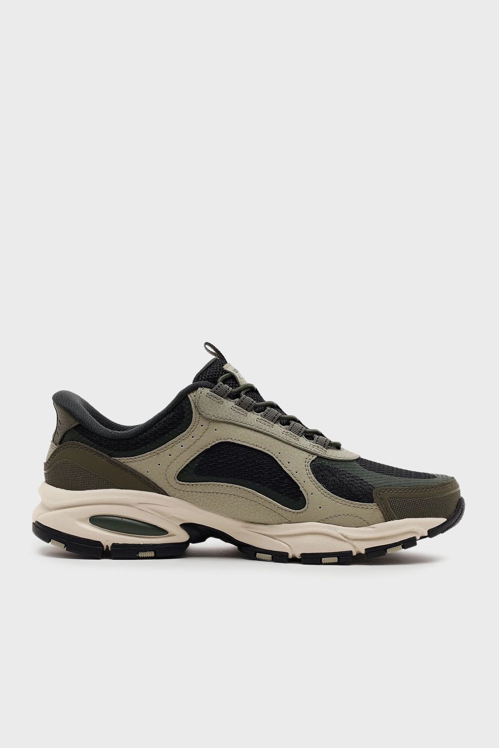 Skechers Vigor Deri Karışımlı Logolu Outdoor Erkek Ayakkabı 237175 OLV Zeytin Yeşil