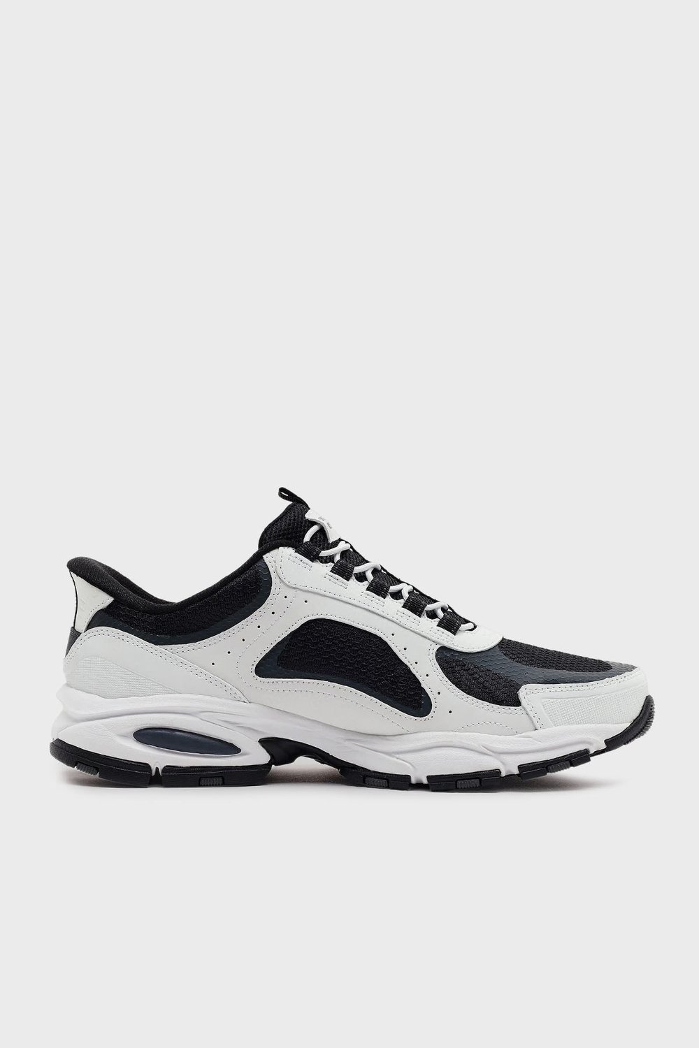 Skechers Vigor Deri Karışımlı Logolu Outdoor Erkek Ayakkabı 237175 WBK BEYAZ-SİYAH