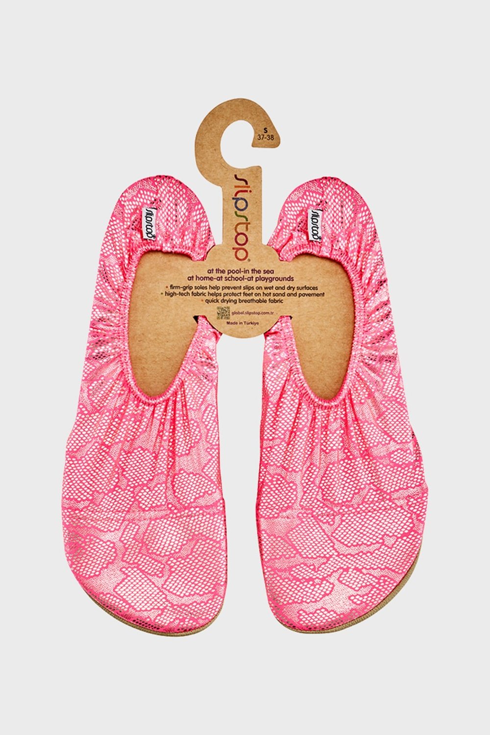 Slipstop Serpina Fuchsia Baskılı Kaydırmaz Havuz ve Kadın Deniz Ayakkabısı SS2644000010 FUŞYA