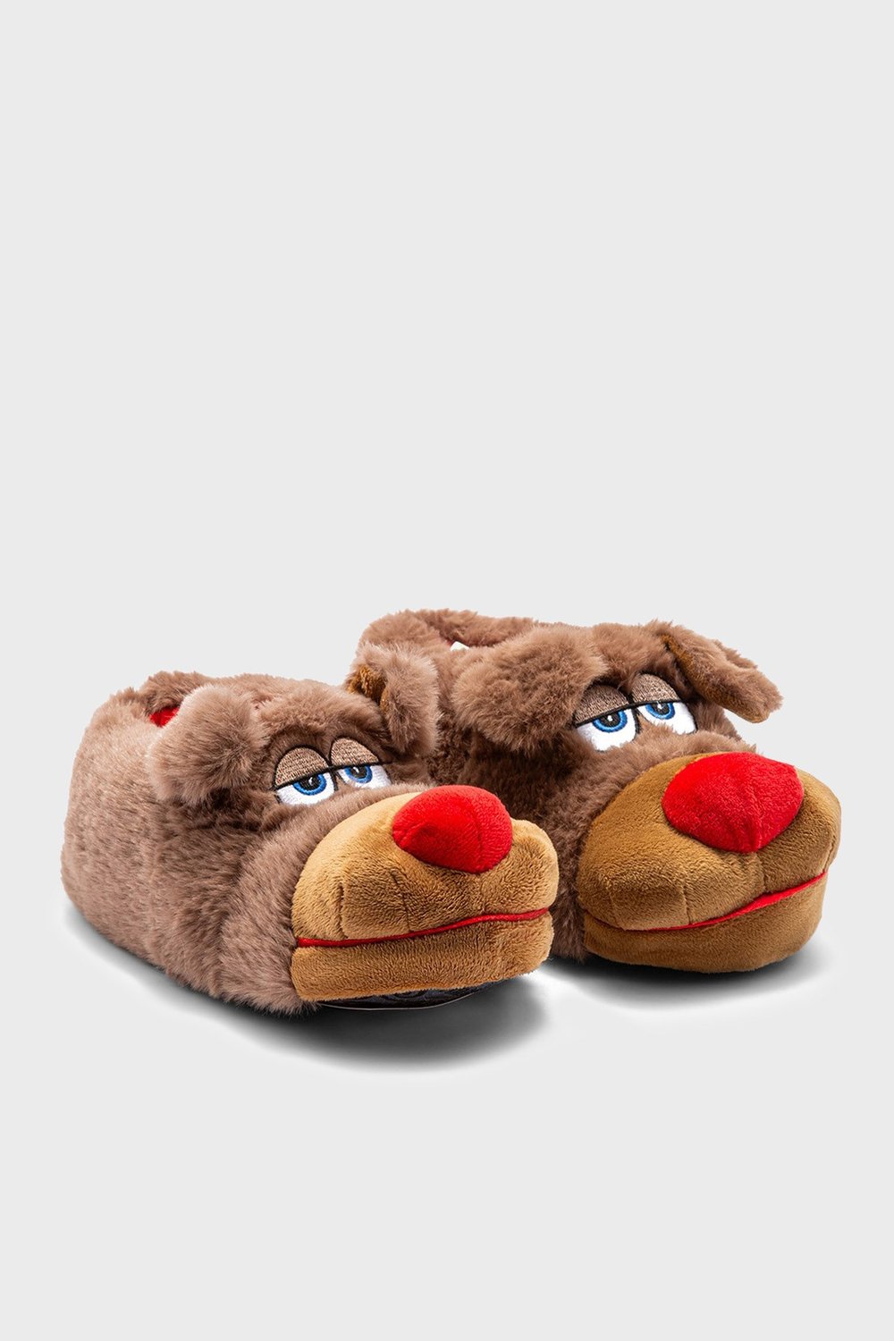 Tw Lodi Hayvan Figürlü Unisex Çocuk Panduf GG0595 KAHVE
