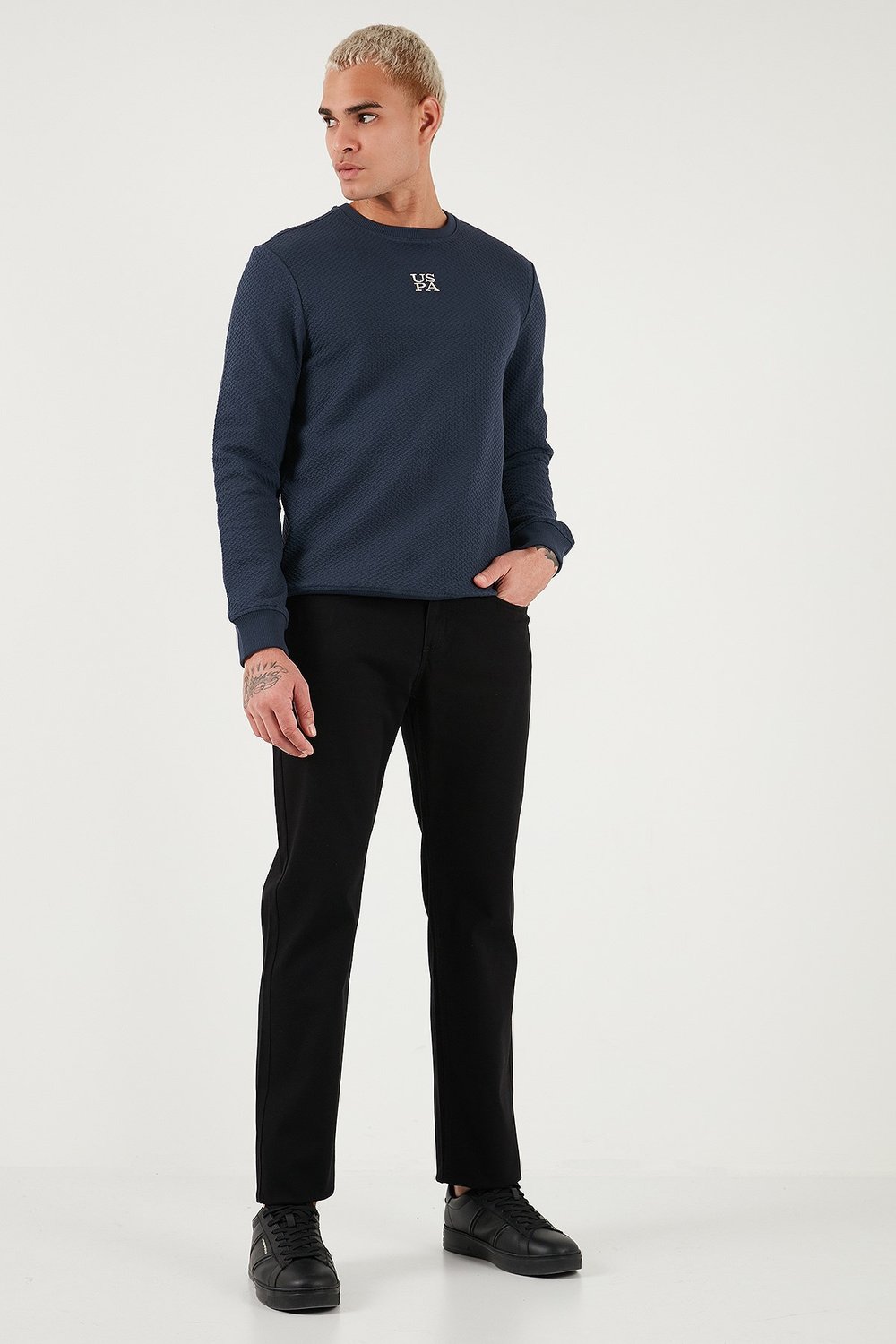 U.S. Polo Pamuklu Regular Fit Logolu Erkek Pantolon G081GL0782238677 SİYAH