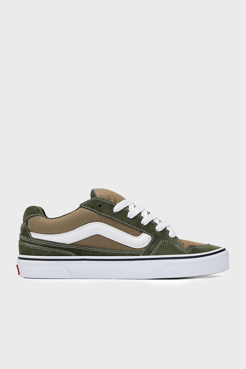 Vans Caldrone Logolu Deri Sneaker Erkek Ayakkabı VN000CXZ50K1 YEŞİL
