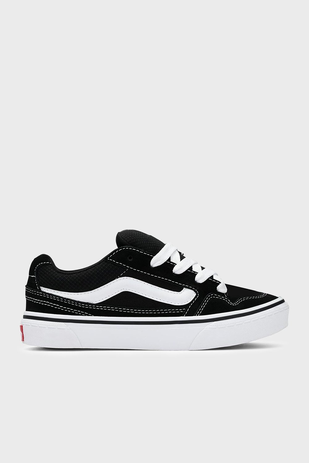Vans Caldrone Logolu Deri Sneaker Unisex Ayakkabı VN000DBYBA21 SİYAH-BEYAZ