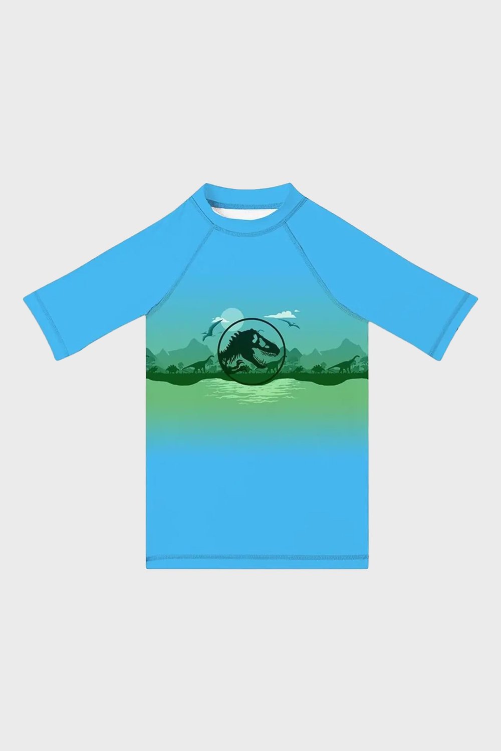 Volcore Baskılı Uv Korumalı Kısa Kollu Mayo Erkek Çocuk T Shirt ST2632110003 MAVİ