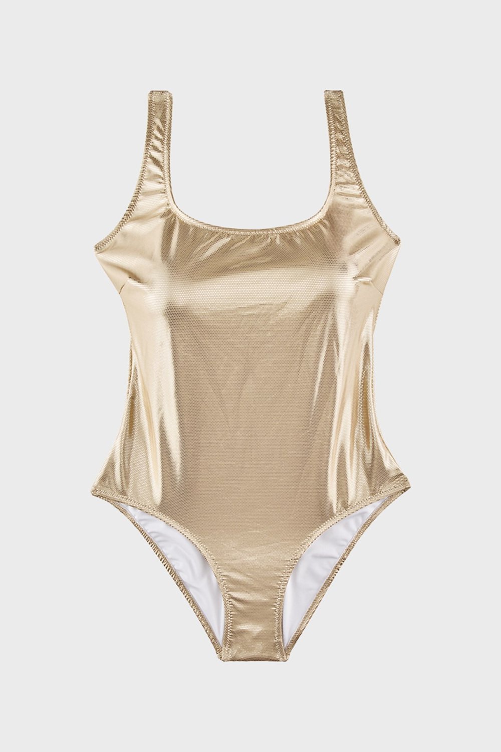 Zelma Gold Uv Korumalı Parlak Kadın Mayo SM2644000011 ALTIN