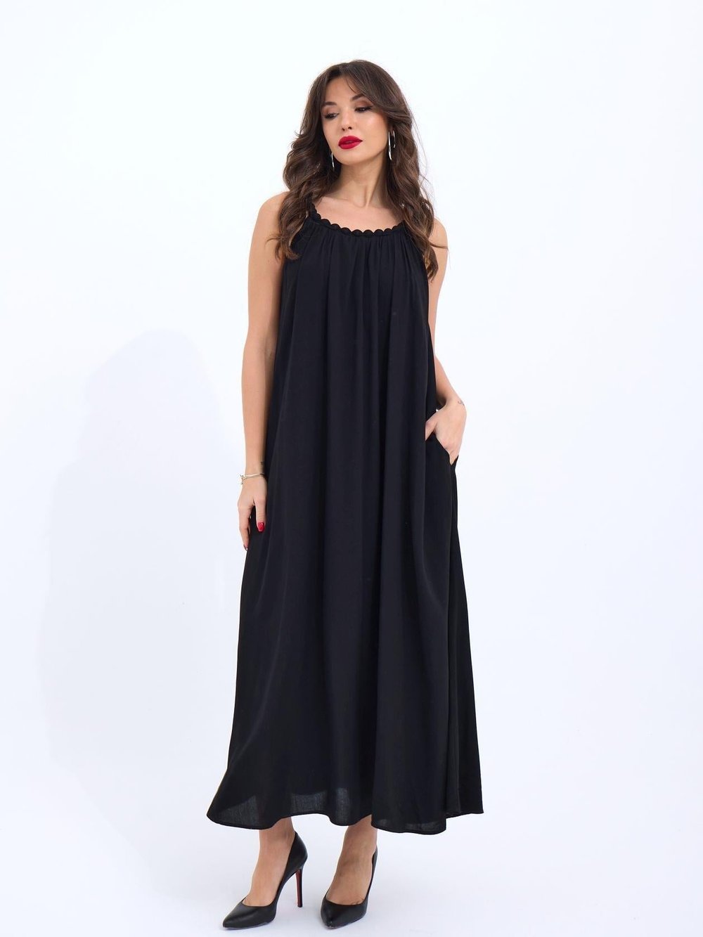 7321 ELBİSE-SİYAH
