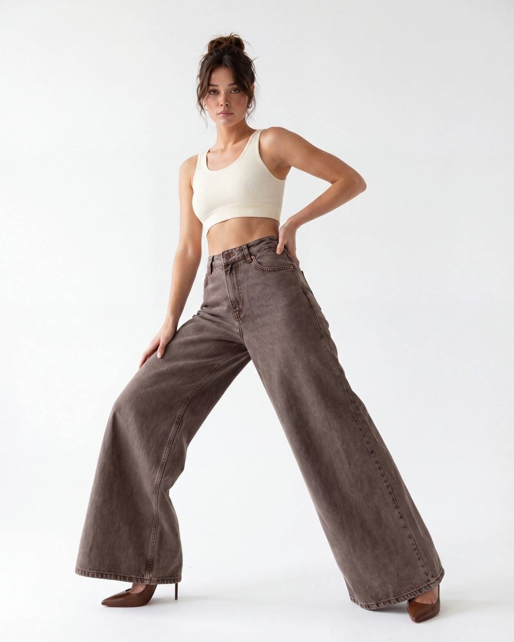 7488 KOT PANTOLON-LIGHT BROWN
