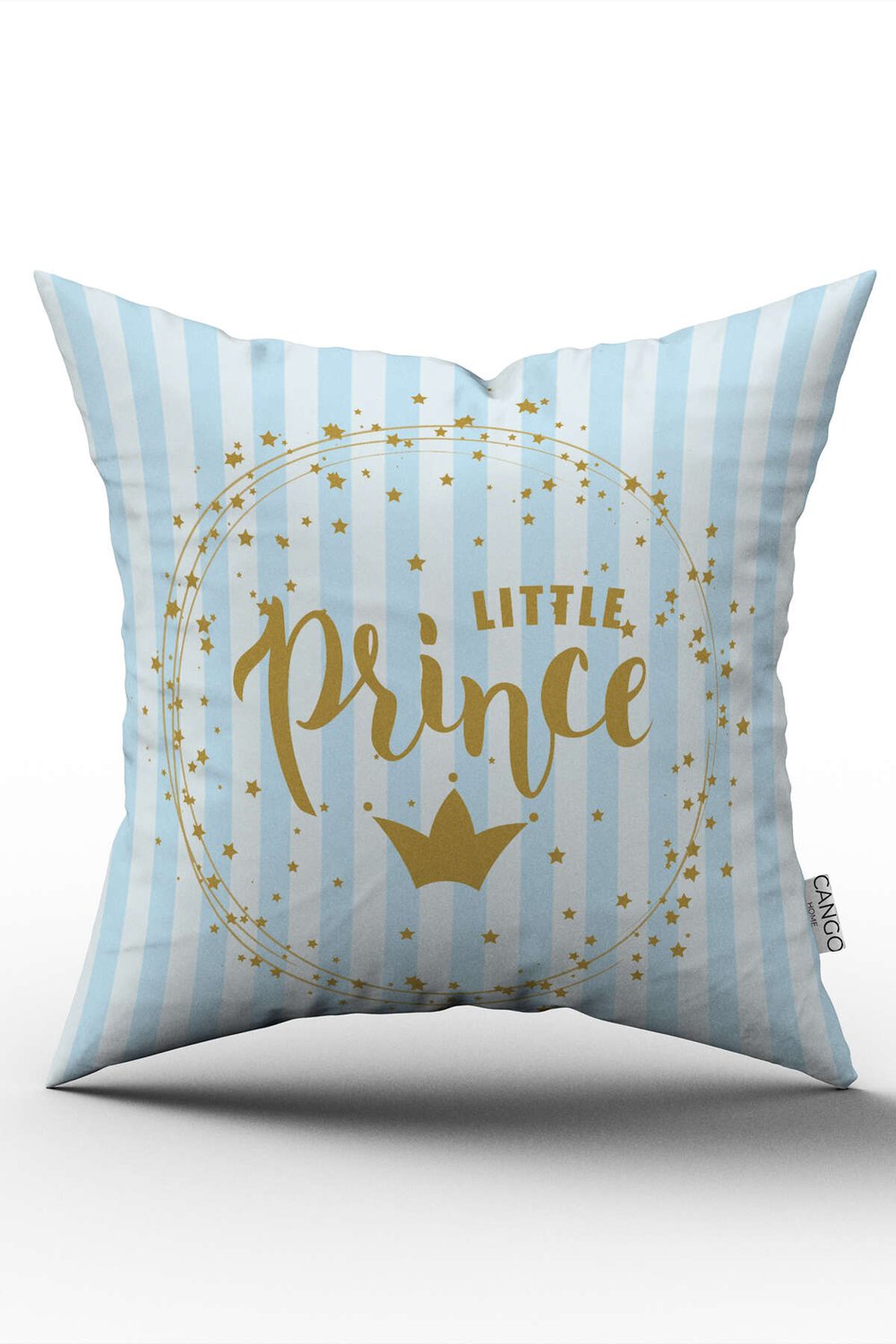 Mavi Erkek Bebek Prince Dijital Baskılı Kırlent Kılıfı - CGH332