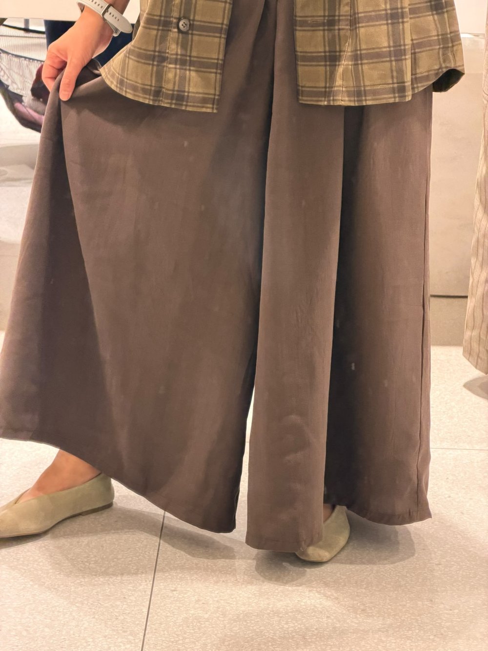 KAHVE ETEK PANTOLON