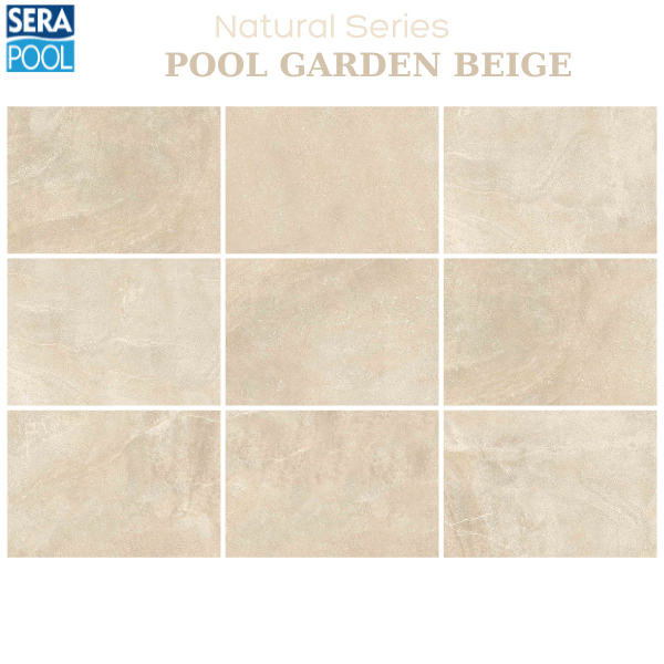Pool Garden Beige Porselen Teras Kaymazları 33x66x0,76 cmTeras KaplamaSerapoolPOOL GARDEN BEIGE