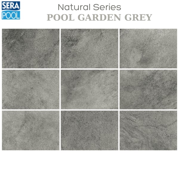 Pool Garden Grey Porselen Teras Kaymazları 33x66x0,76 cmTeras KaplamaSerapoolPOOL GARDEN GREY