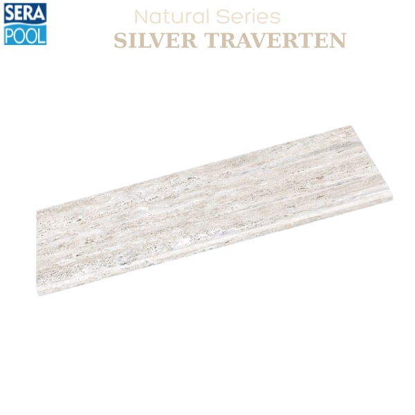 Porselen Monoblok Tutamak - Silver TravertenPorselen TutamakSerapoolST2566MH
