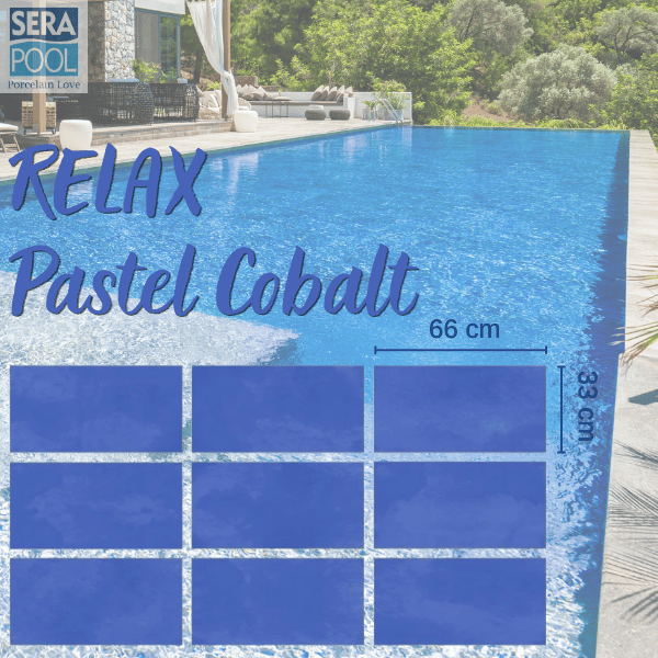 Serapool  Relax Pastel Cobalt (Kobalt) Porselen Havuz KarosuPorselen Havuz İçi KarolarSerapoolRPC3366