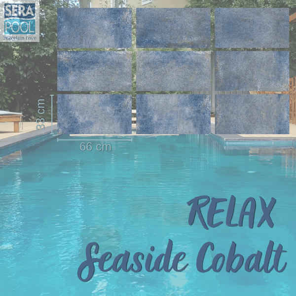 Serapool  Seaside Cobalt (Kobalt) Porselen Havuz KarolarıPorselen Havuz İçi KarolarSerapoolRSSC3366