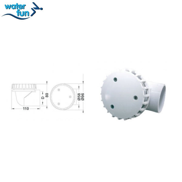 Waterfun Jakuzi Emiş Süzgeci Ø50 mmJakuzi & Spa EkipmanlarıWater Fun43017123001