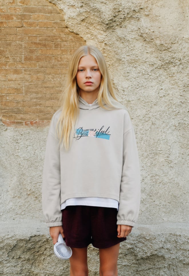 Girls Hooded Sweatshirt Ages 1–5 – 422312
