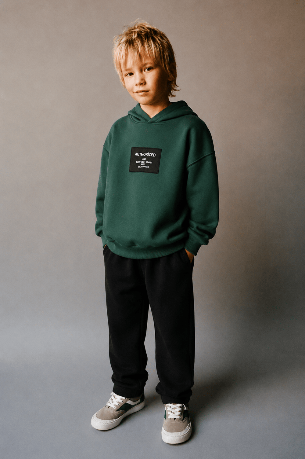 Boys 3-Ply Cotton Hooded Tracksuit Set 3-8 Years 325612