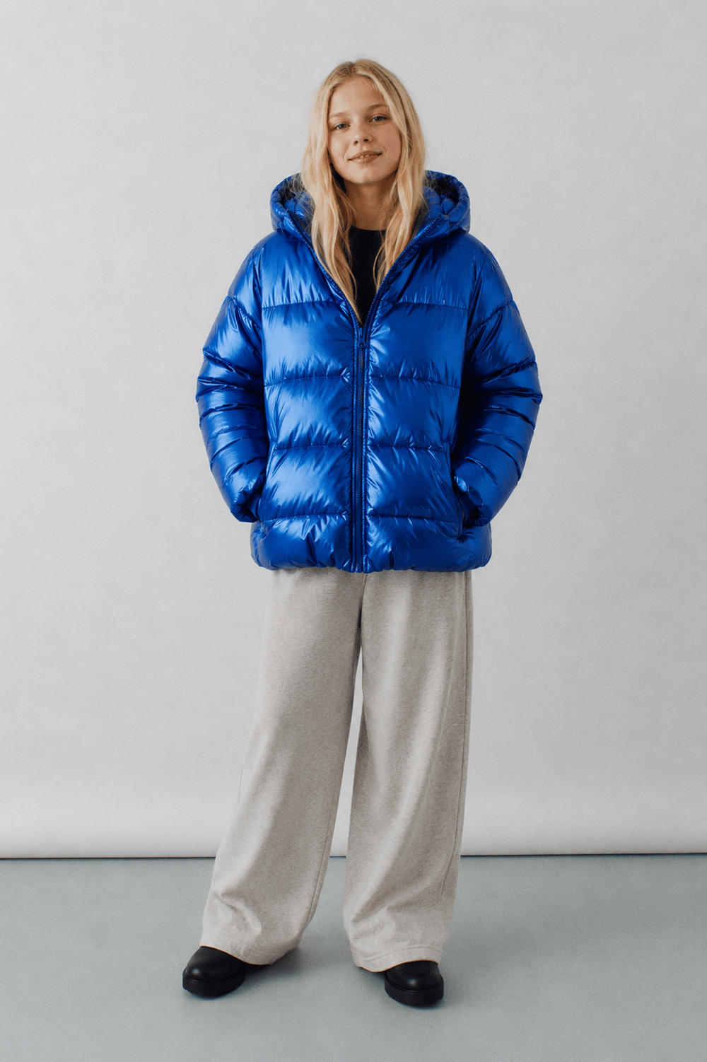 Girls Hooded Puffer Jacket Ages 6–16 – 423504