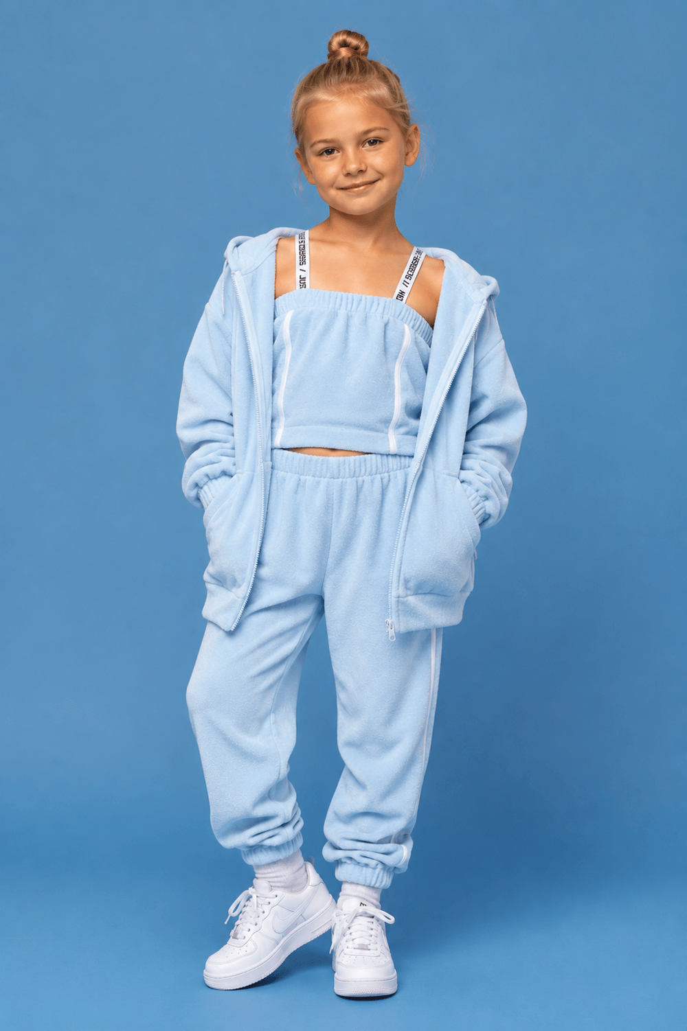 Girls Terry Crop Top Ages 6–16 – 222325