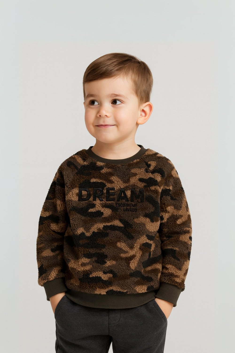 Boys Plush Sweatshirt Ages 1–5 – 322316