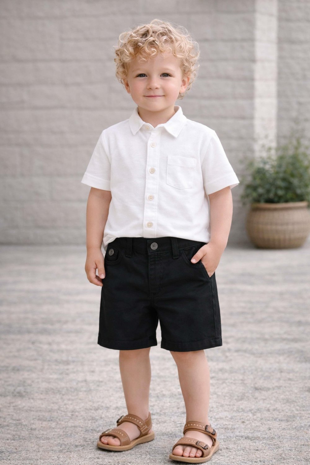 Boys Gabardine Shorts Ages 6–16 – 123211