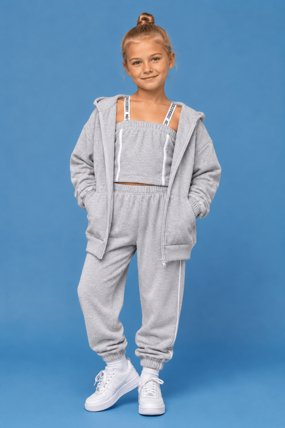 Girls Terry Crop Top Ages 6–16 – 222325