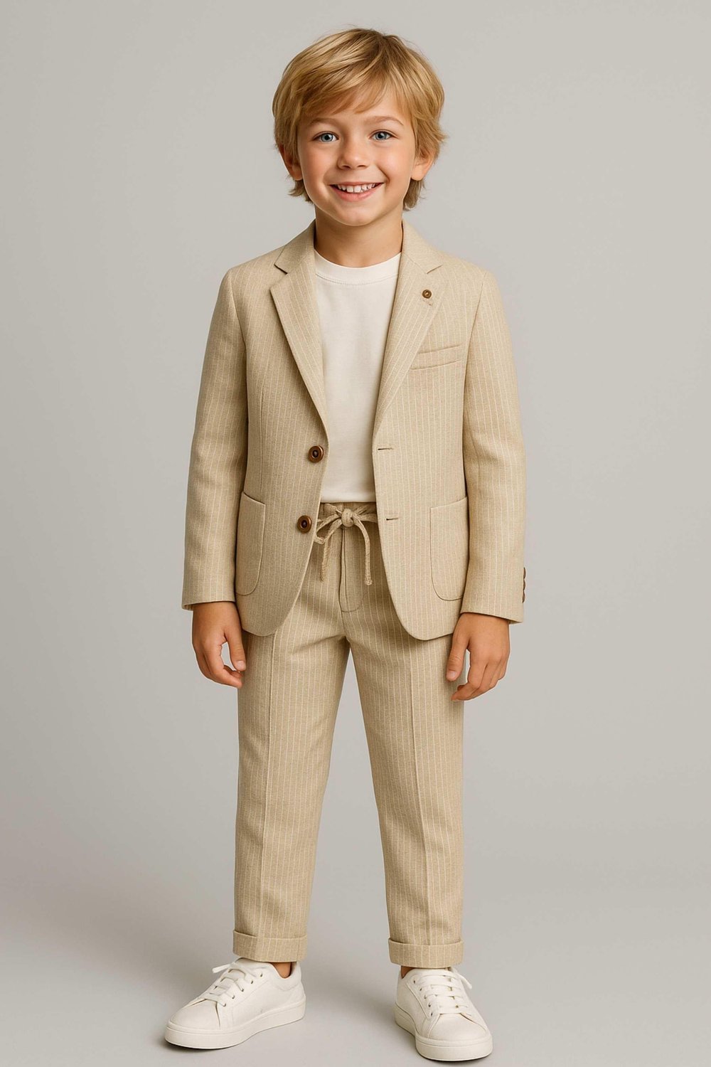 Erkek Çocuk Ceketli Dikine Şantuklu Takım 3-8 Yaş 126636