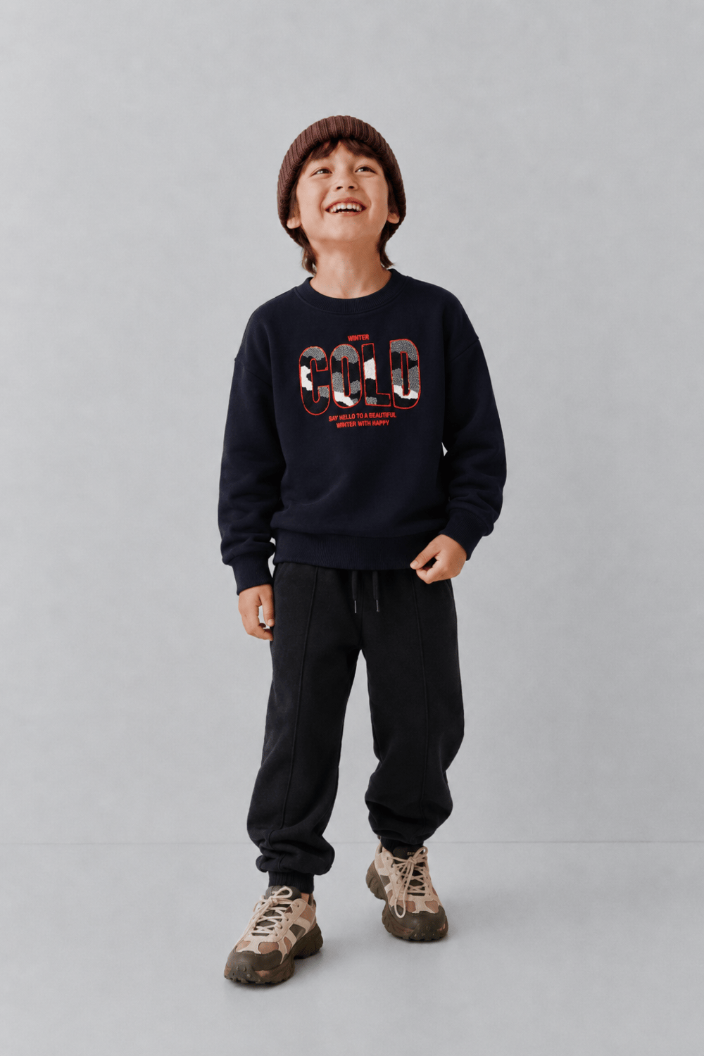 Erkek Çocuk Nakışlı Sweatshirt 6-16 Yaş