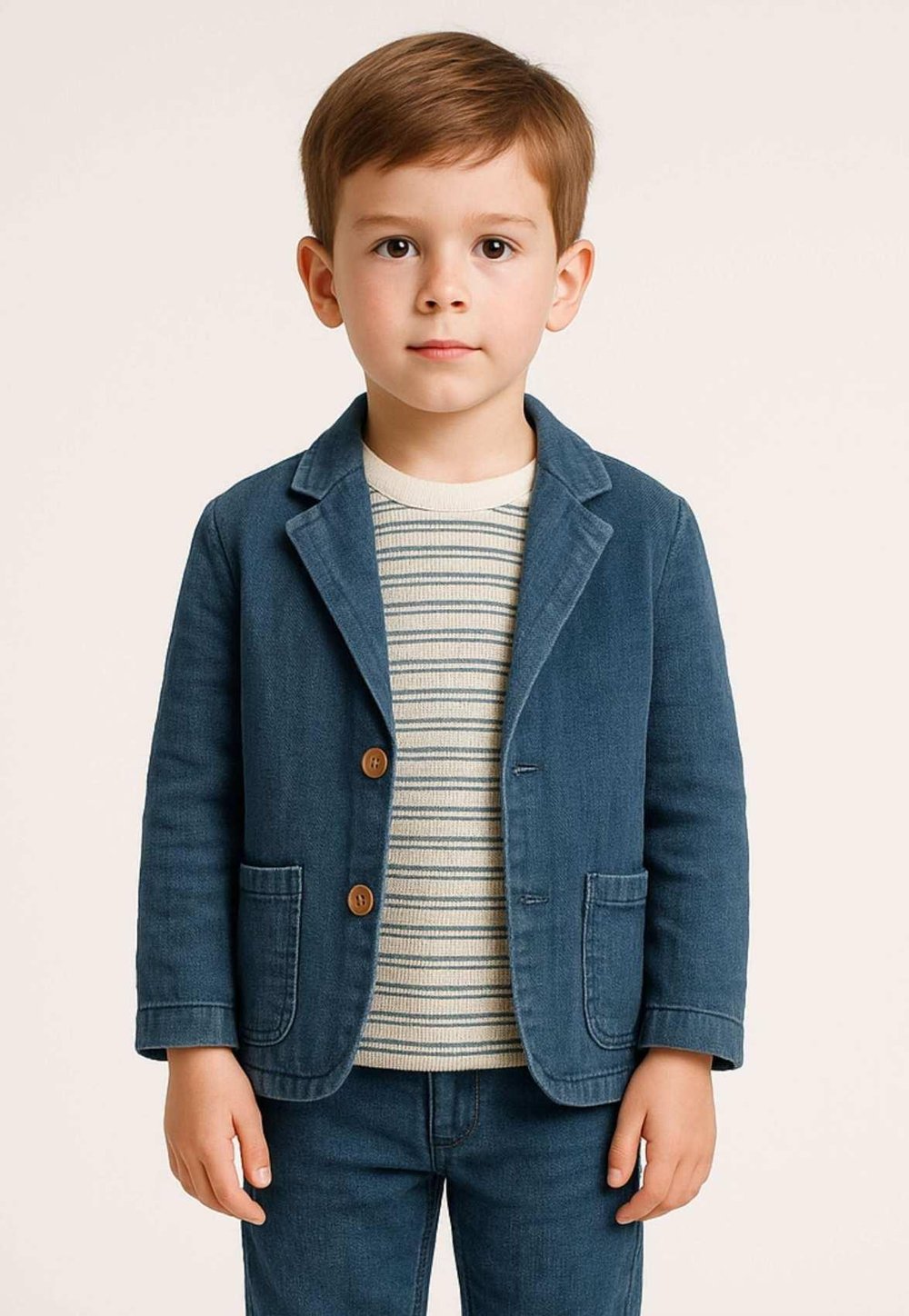 Erkek Çocuk Klasik Blazer Ceket 9-14 Yaş 126517