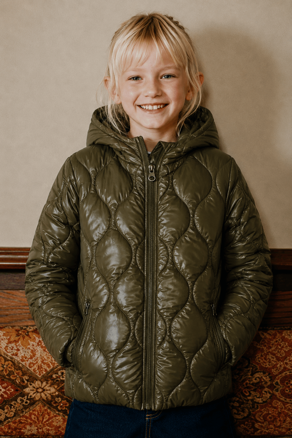 Girls Quilted Jacket Ages 6–16 – 423502